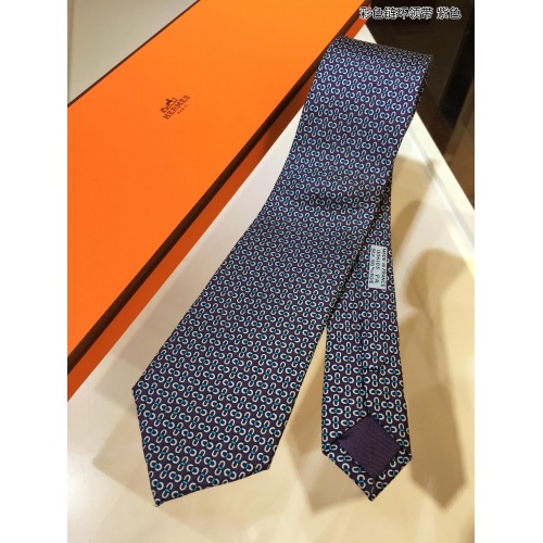 Replica Hermes Necktie For Men #942167 $60.00 USD for Wholesale