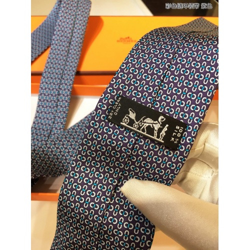 Replica Hermes Necktie For Men #942167 $60.00 USD for Wholesale