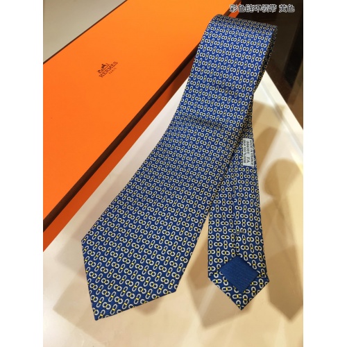 Replica Hermes Necktie For Men #942169 $60.00 USD for Wholesale