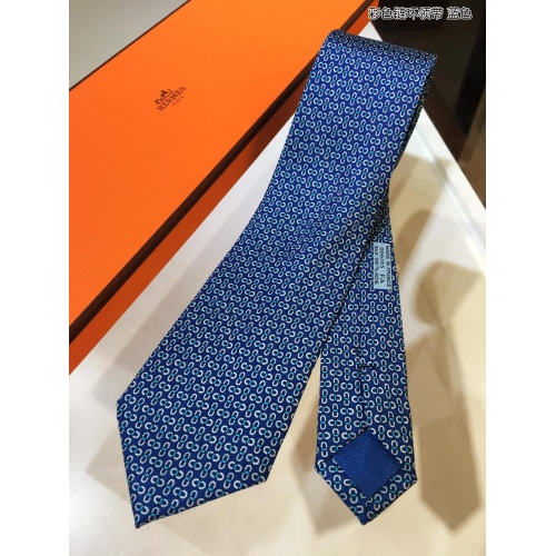 Replica Hermes Necktie For Men #942170 $60.00 USD for Wholesale