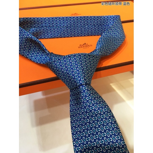 Replica Hermes Necktie For Men #942170 $60.00 USD for Wholesale