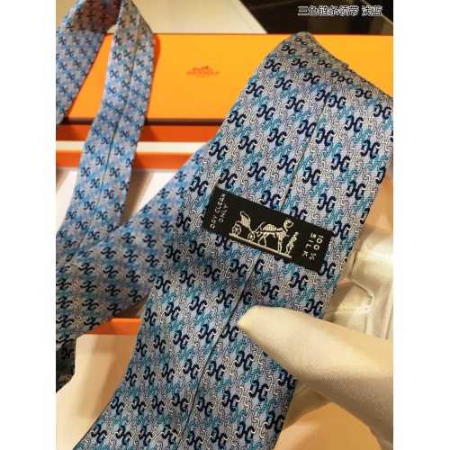 Replica Hermes Necktie For Men #942173 $60.00 USD for Wholesale