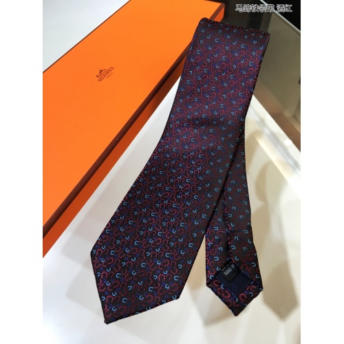 Replica Hermes Necktie For Men #942187 $41.00 USD for Wholesale