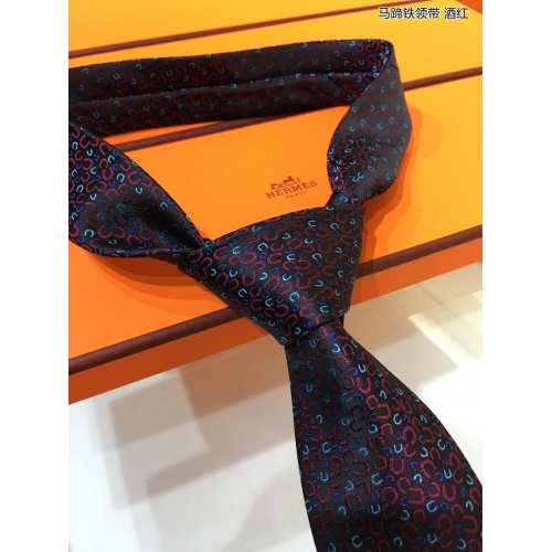 Replica Hermes Necktie For Men #942187 $41.00 USD for Wholesale