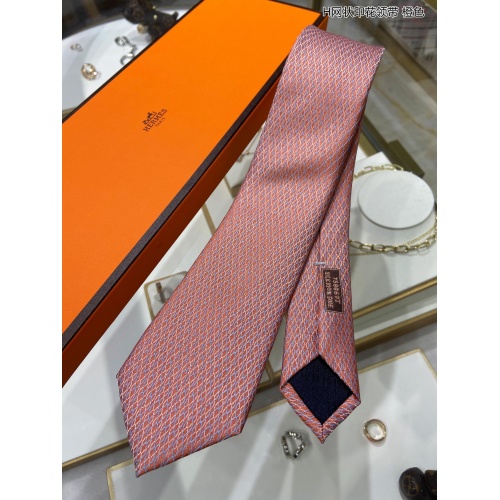 Replica Hermes Necktie For Men #942248 $41.00 USD for Wholesale