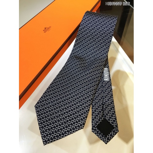 Replica Hermes Necktie For Men #942280 $60.00 USD for Wholesale