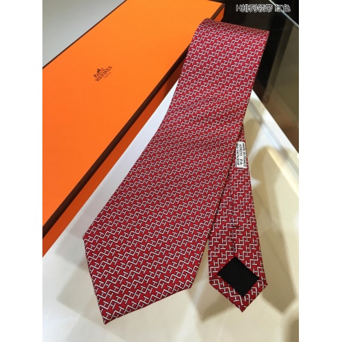 Replica Hermes Necktie For Men #942281 $60.00 USD for Wholesale