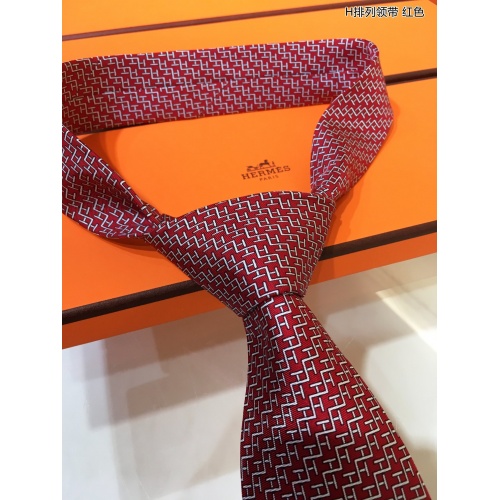 Replica Hermes Necktie For Men #942281 $60.00 USD for Wholesale