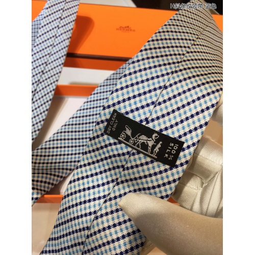 Replica Hermes Necktie For Men #942283 $60.00 USD for Wholesale