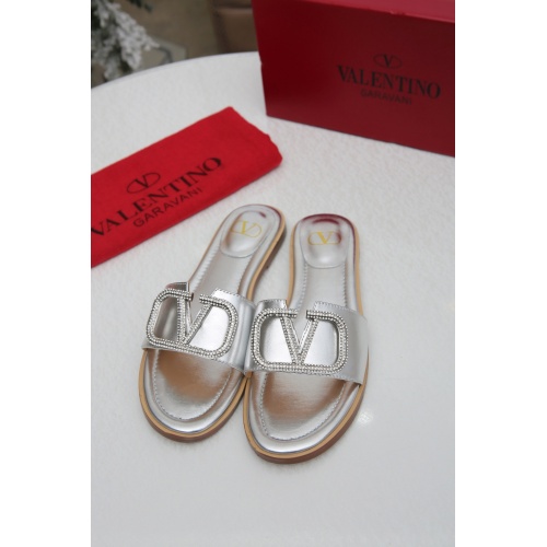 Replica Valentino Slippers For Women #942318 $68.00 USD for Wholesale