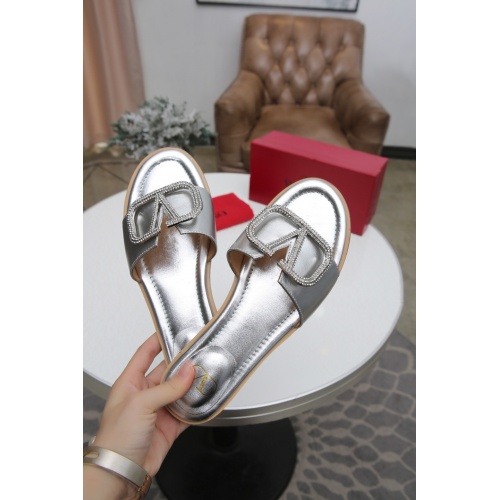 Replica Valentino Slippers For Women #942318 $68.00 USD for Wholesale