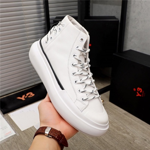 Replica Y-3 High Tops Shoes For Men #942343 $85.00 USD for Wholesale