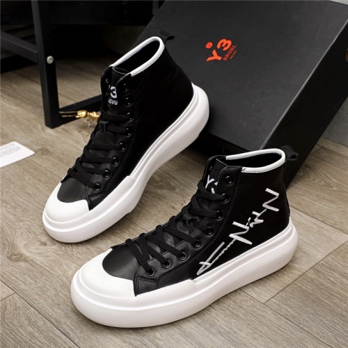 Y-3 High Tops Shoes For Men #942345 $85.00 USD, Wholesale Replica Y-3 High Tops Shoes