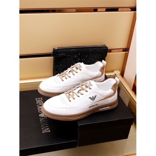 Armani Casual Shoes For Men #942353 $82.00 USD, Wholesale Replica Armani Casual Shoes