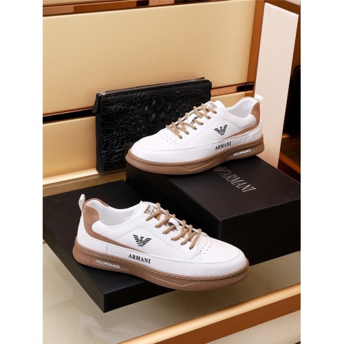 Replica Armani Casual Shoes For Men #942353 $82.00 USD for Wholesale