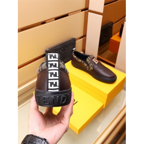 Replica Fendi Casual Shoes For Men #942355 $80.00 USD for Wholesale