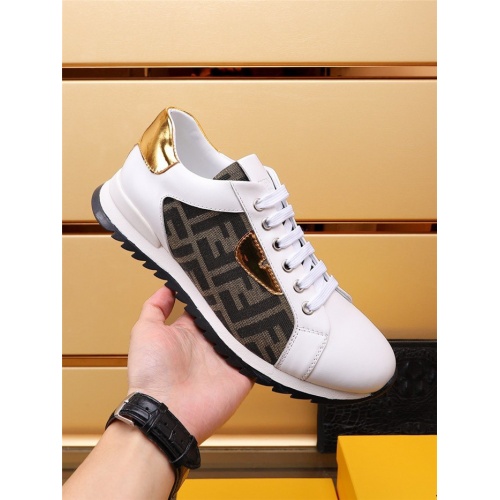 Replica Fendi Casual Shoes For Men #942358 $82.00 USD for Wholesale