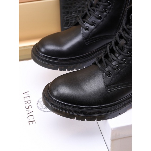 Replica Versace Boots For Men #942371 $98.00 USD for Wholesale