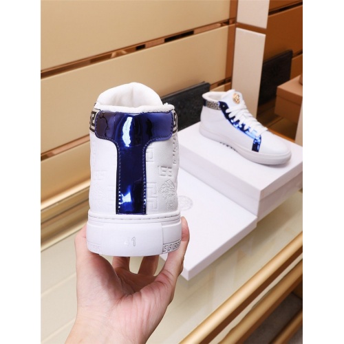 Replica Versace High Tops Shoes For Men #942373 $82.00 USD for Wholesale