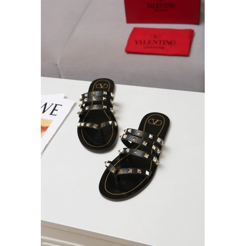 Replica Valentino Slippers For Women #942613 $68.00 USD for Wholesale