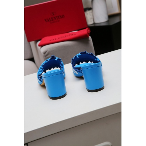 Replica Valentino Slippers For Women #942635 $76.00 USD for Wholesale