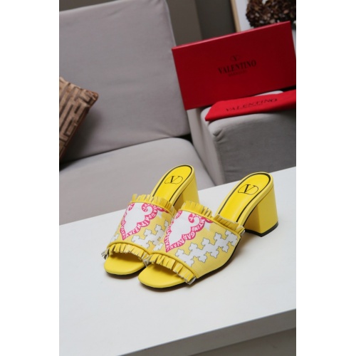Valentino Slippers For Women #942636 $76.00 USD, Wholesale Replica Valentino Slippers