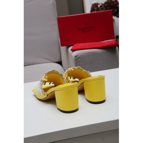 Replica Valentino Slippers For Women #942636 $76.00 USD for Wholesale