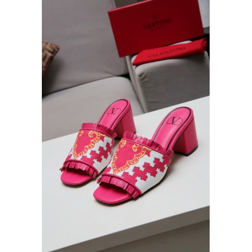 Valentino Slippers For Women #942637 $76.00 USD, Wholesale Replica Valentino Slippers