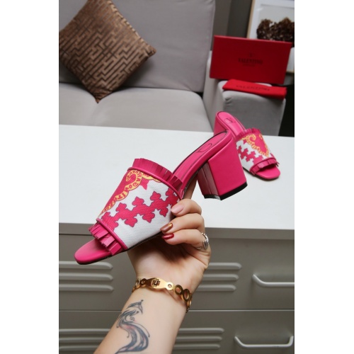 Replica Valentino Slippers For Women #942637 $76.00 USD for Wholesale