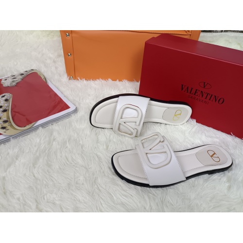Replica Valentino Slippers For Women #942645 $64.00 USD for Wholesale