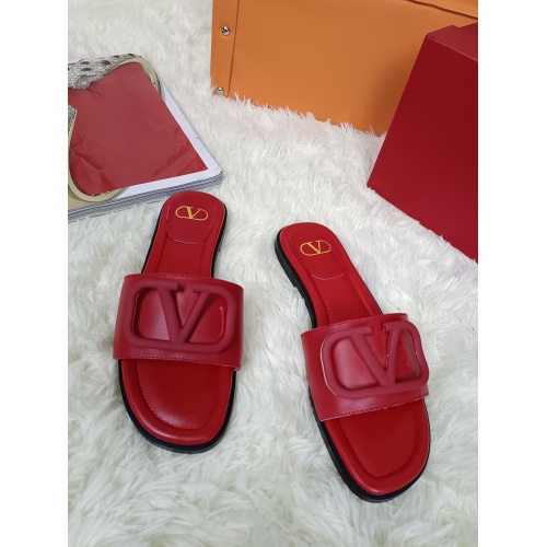 Replica Valentino Slippers For Women #942646 $64.00 USD for Wholesale