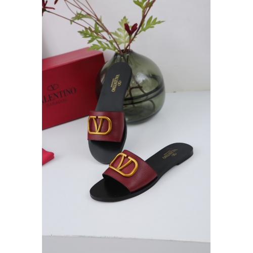 Replica Valentino Slippers For Women #942658 $64.00 USD for Wholesale