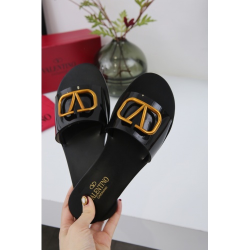 Replica Valentino Slippers For Women #942660 $64.00 USD for Wholesale