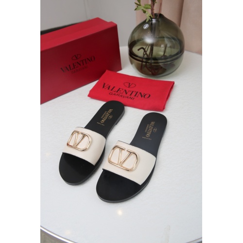 Replica Valentino Slippers For Women #942662 $64.00 USD for Wholesale