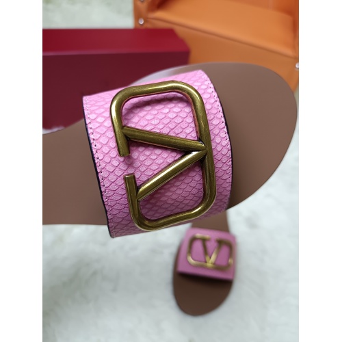 Replica Valentino Slippers For Women #942663 $64.00 USD for Wholesale