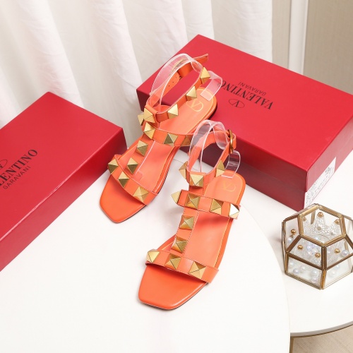 Replica Valentino Sandal For Women #942699 $76.00 USD for Wholesale