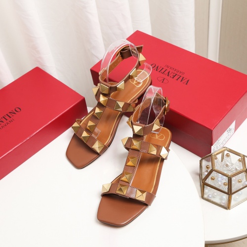 Replica Valentino Sandal For Women #942702 $76.00 USD for Wholesale