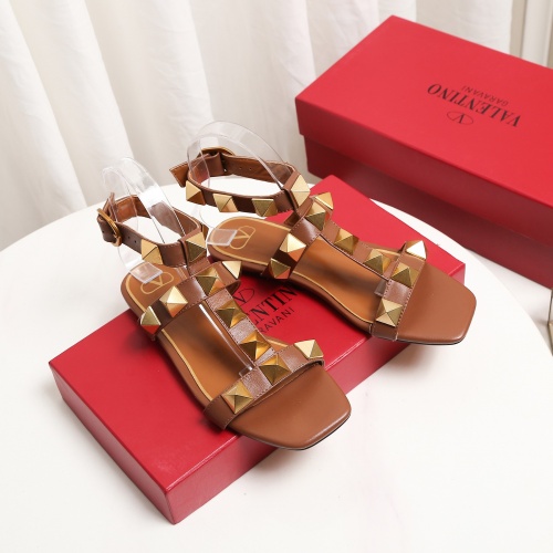 Replica Valentino Sandal For Women #942702 $76.00 USD for Wholesale
