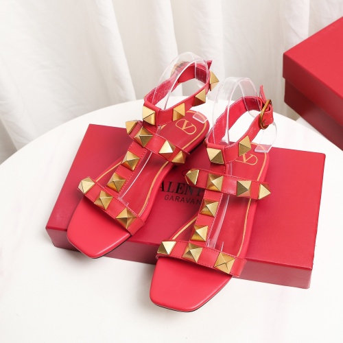 Replica Valentino Sandal For Women #942705 $76.00 USD for Wholesale