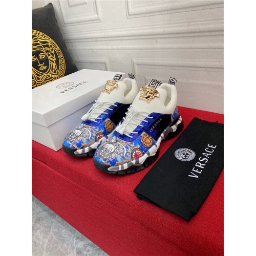 Replica Versace Casual Shoes For Men #942795 $80.00 USD for Wholesale