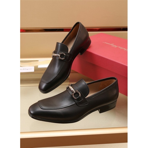 Ferragamo Salvatore FS Leather Shoes For Men #942815