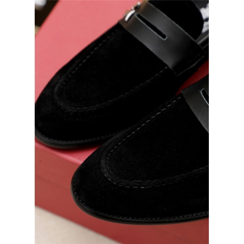 Replica Salvatore Ferragamo Leather Shoes For Men #943111 $68.00 USD for Wholesale