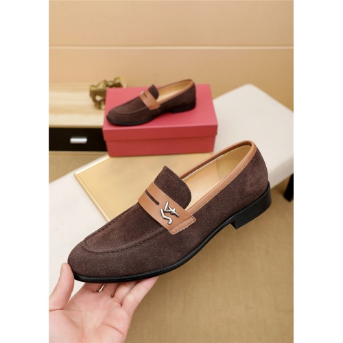 Ferragamo Salvatore FS Leather Shoes For Men #943112