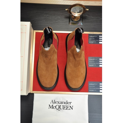 Replica Alexander McQueen Boots For Men #943177 $85.00 USD for Wholesale