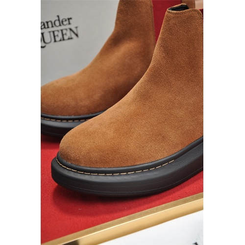 Replica Alexander McQueen Boots For Men #943177 $85.00 USD for Wholesale