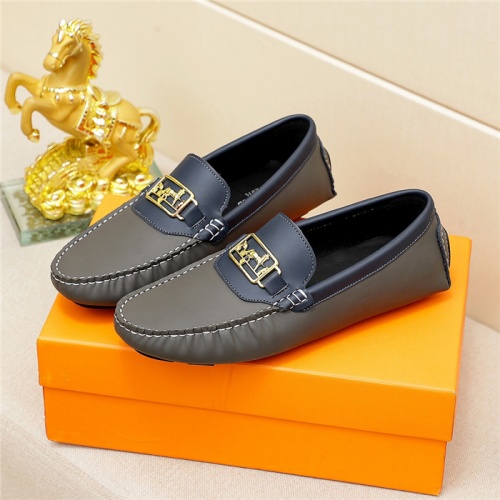 Hermes Leather Shoes For Men #943188 $68.00 USD, Wholesale Replica Hermes Leather Shoes