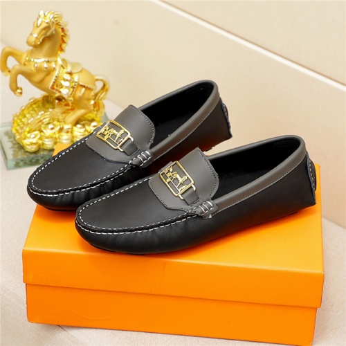 Hermes Leather Shoes For Men #943190 $68.00 USD, Wholesale Replica Hermes Leather Shoes