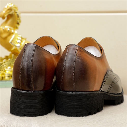 Replica Prada Leather Shoes For Men #943207 $96.00 USD for Wholesale