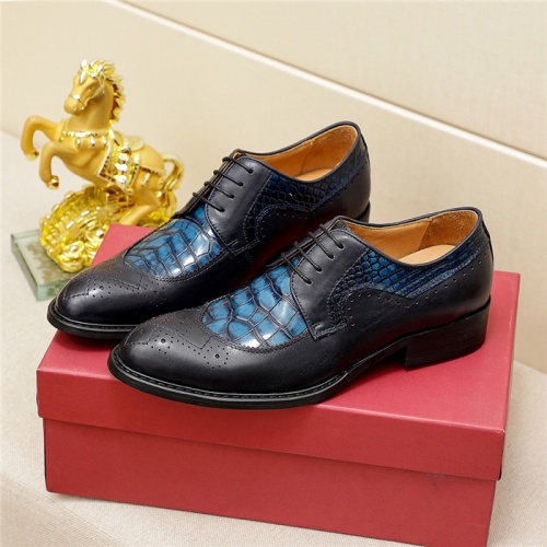Salvatore Ferragamo Leather Shoes For Men #943208 $85.00 USD, Wholesale Replica Salvatore Ferragamo Leather Shoes