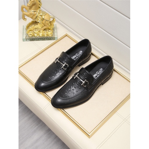 Ferragamo Salvatore FS Leather Shoes For Men #943219